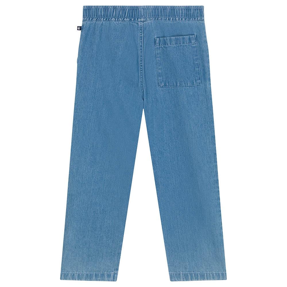 Petit Bateau - Boy's Straight Fit Denim Jeans - Blue