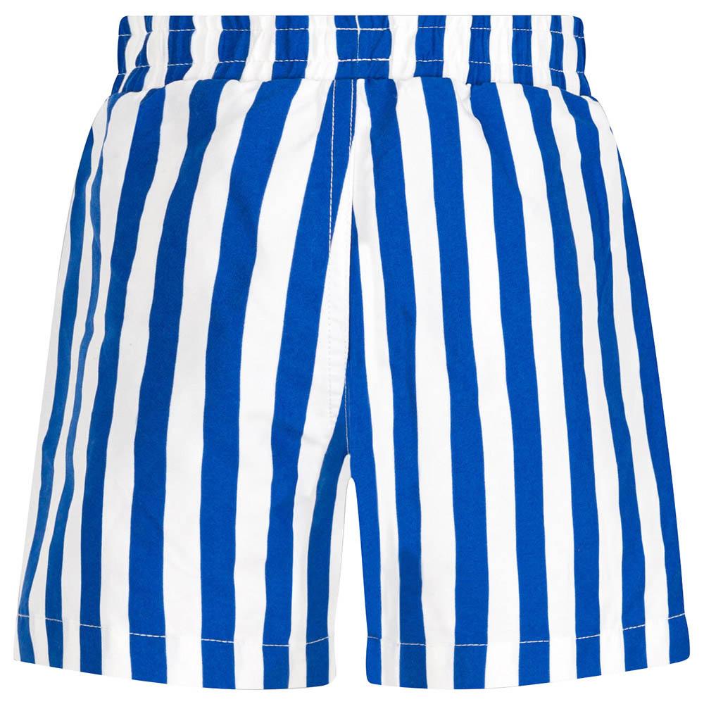 Petit Bateau - Boys' Striped Swim Shorts - White/Blue