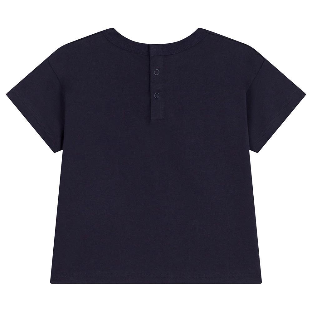 Petit Bateau - Baby's Short Sleeves Lightweight Jersey T-Shirt - Blue