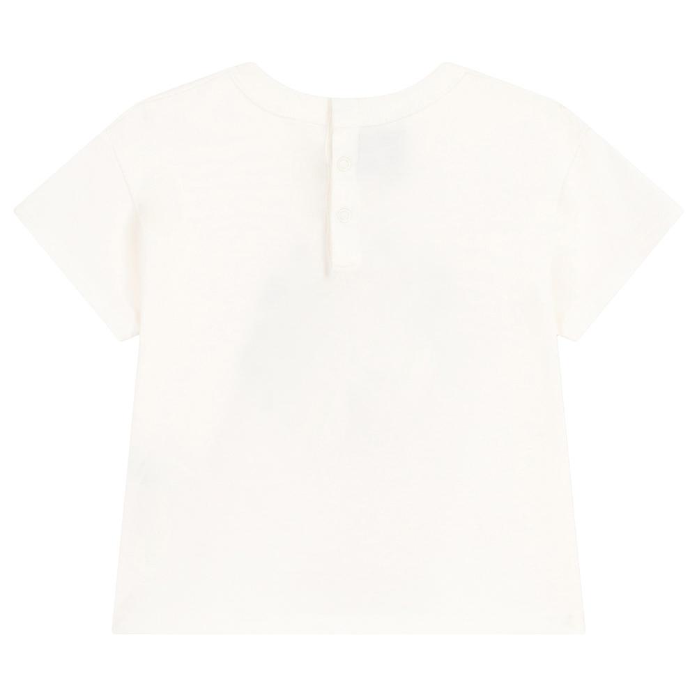 Petit Bateau - Baby's Short Sleeves Lightweight Jersey T-Shirt - White