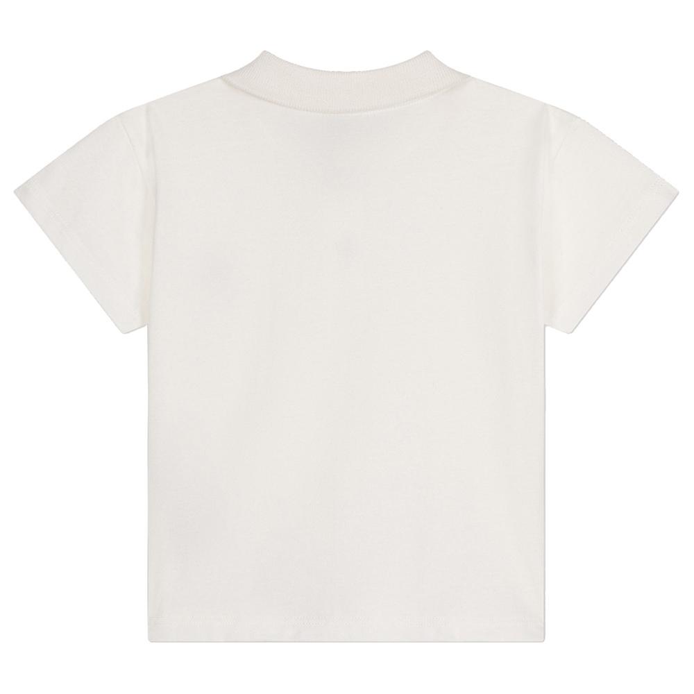 Petit Bateau - Baby's Short Sleeves Cotton Polo Shirt - White