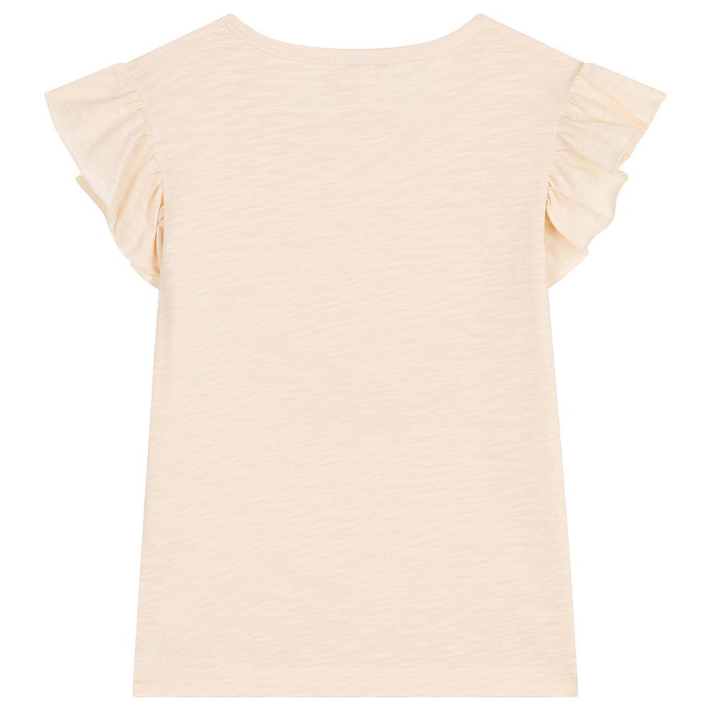 Petit Bateau - Girl's Slub Jersey T-Shirt - Ecru