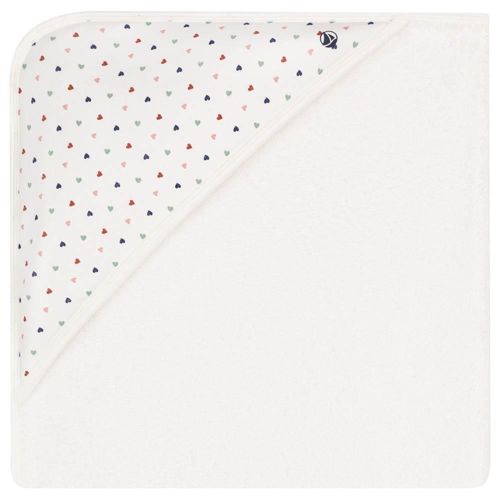 Petit Bateau - Cotton Bath Square - White