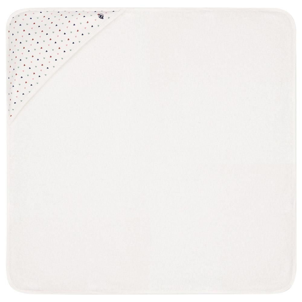 Petit Bateau - Cotton Bath Square - White