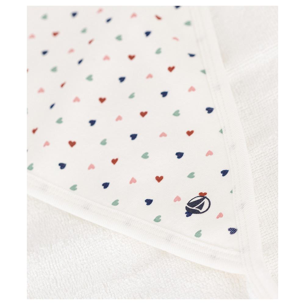 Petit Bateau - Cotton Bath Square - White