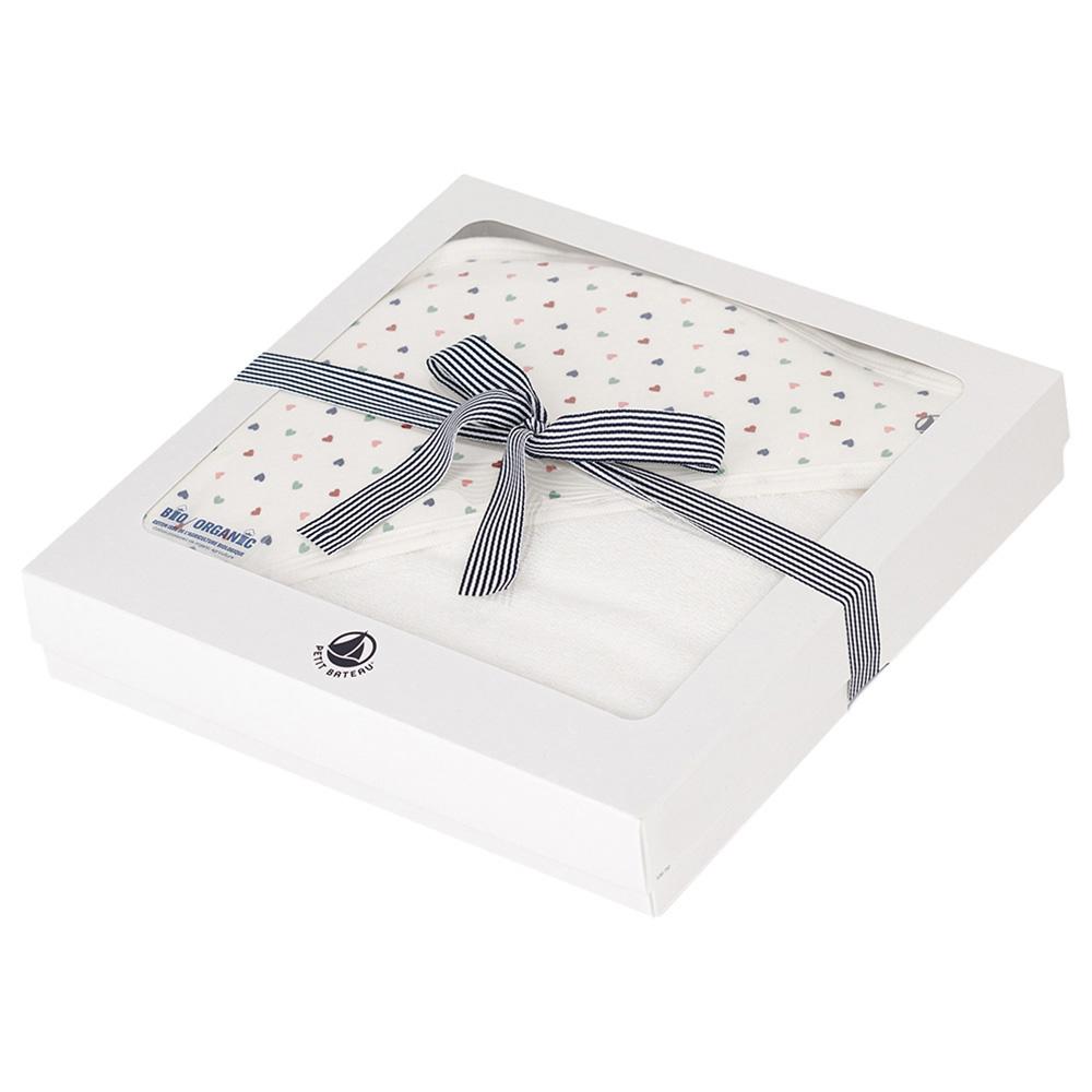 Petit Bateau - Cotton Bath Square - White