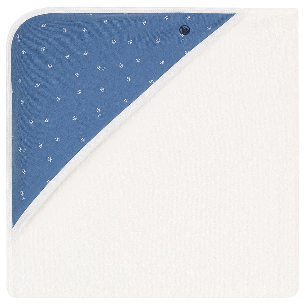 Petit Bateau - Cotton Bath Square - Blue/White