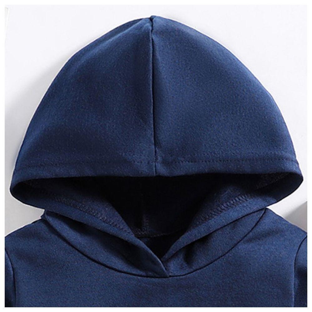 Sugar Rush - Solid Hoodie Full Sleeves Sweatshirt - Navy