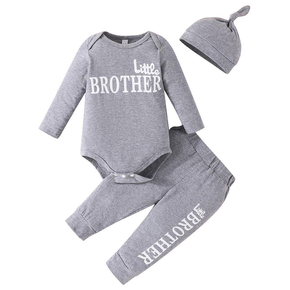 Sugar Rush - 2pc-Set - Full Sleeves Bodysuit & Joggers - Grey