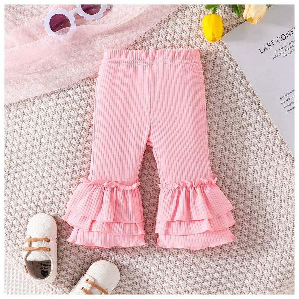 Sugar Rush - 3pc-Set - Girls Solid Flared Pants