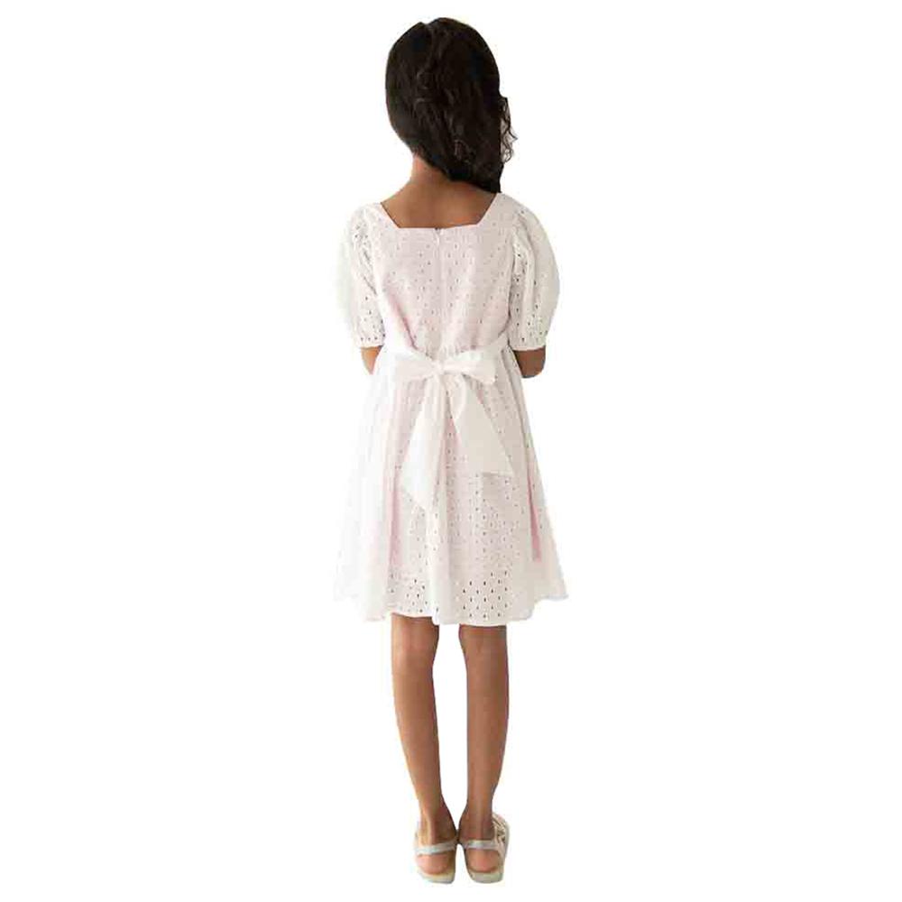 A Little Fable - Feather Fresh Dress - White