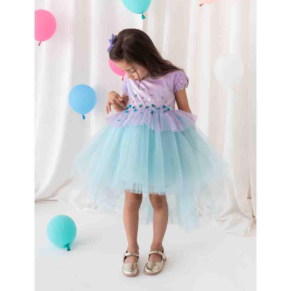 A Little Fable - 2Pc-Set - Mermaid Glitter Dress & Doll