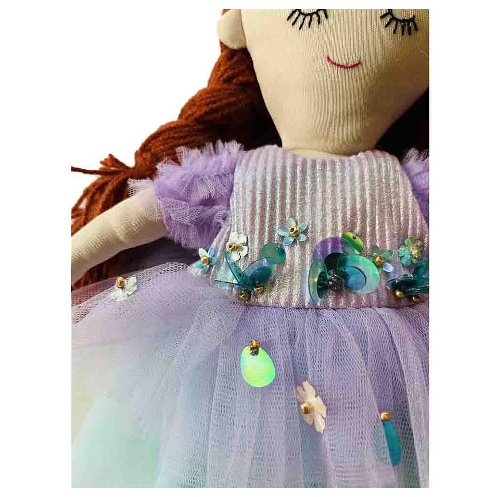 A Little Fable - 2Pc-Set - Mermaid Glitter Dress & Doll