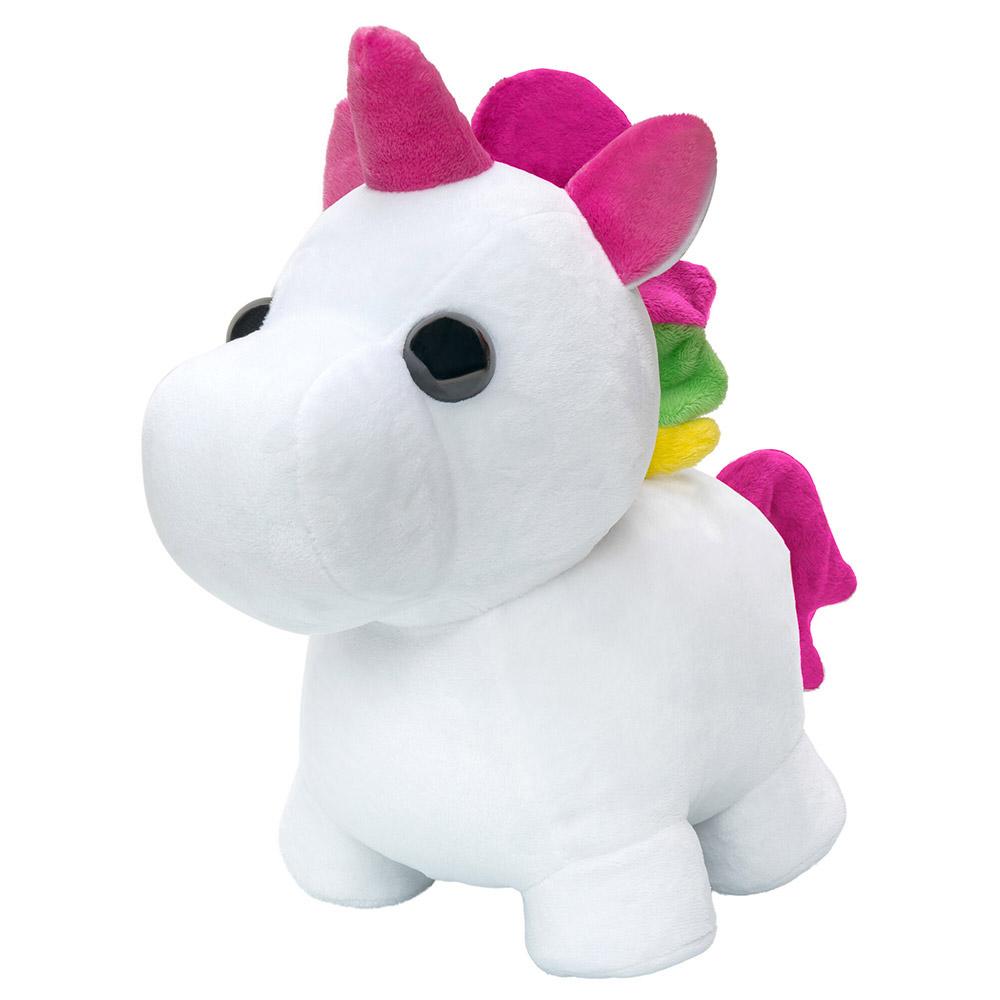 Adopt Me - Battery Operated Plush Neon Unicorn - 12-Inch