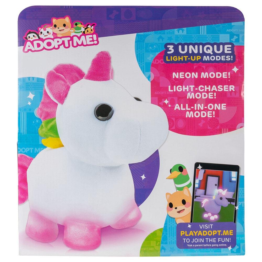 Adopt Me - Battery Operated Plush Neon Unicorn - 12-Inch