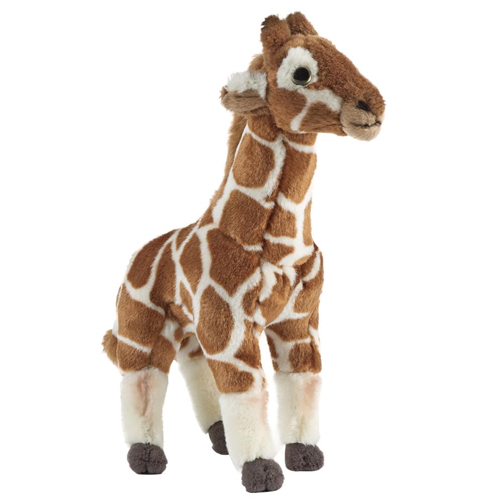 Living Nature - Giraffe Plush Toy - Brown/White - 30cm