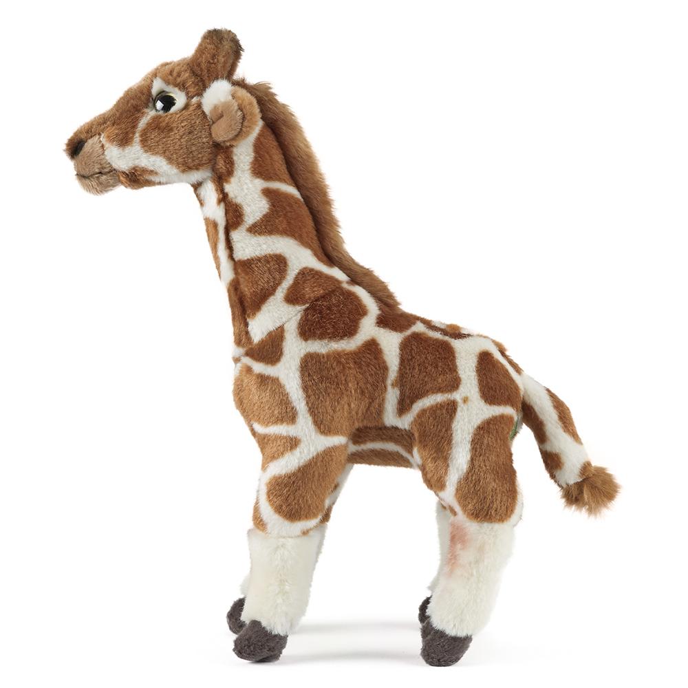 Living Nature - Giraffe Plush Toy - Brown/White - 30cm