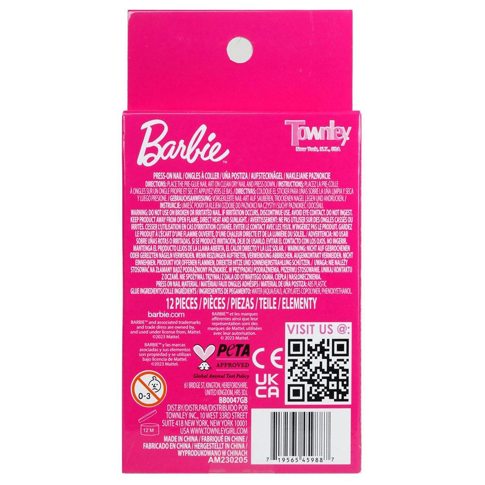 Townleygirl - Barbie Press On Nails - 12pcs