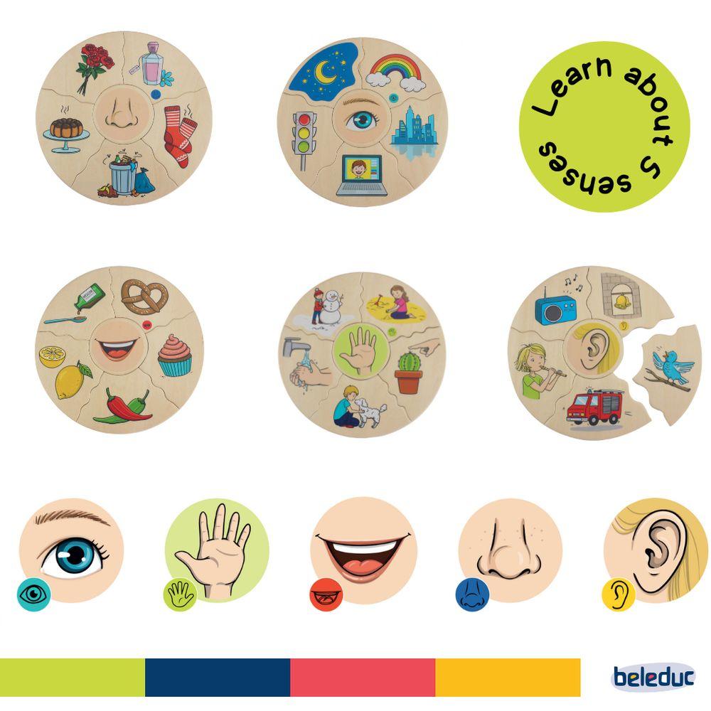 Beleduc - Humanico Matching Puzzle - 5 Senses