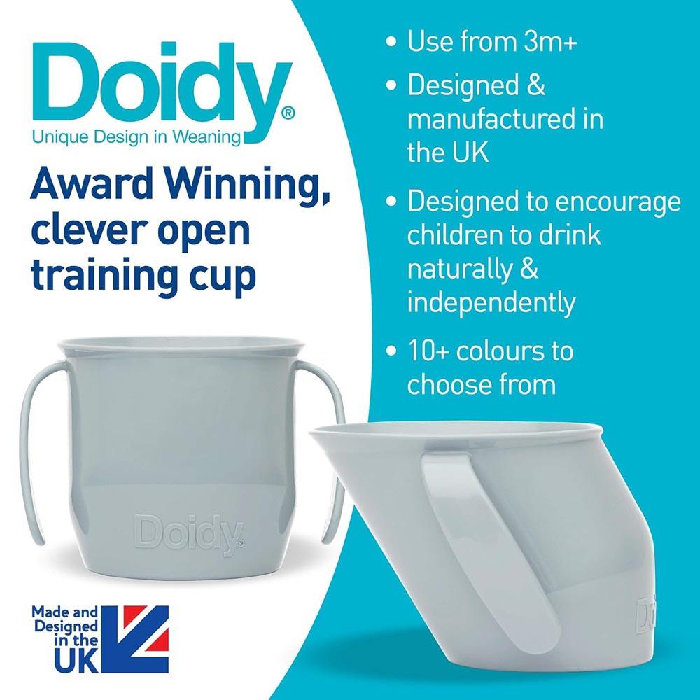 Bickiepegs - Doidy Sippy Cup - Grey - 200 ml