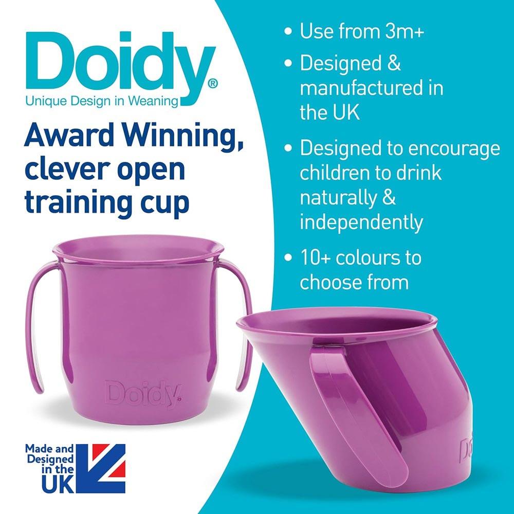 Bickiepegs - Doidy Sippy Cup - Purple - 200 ml