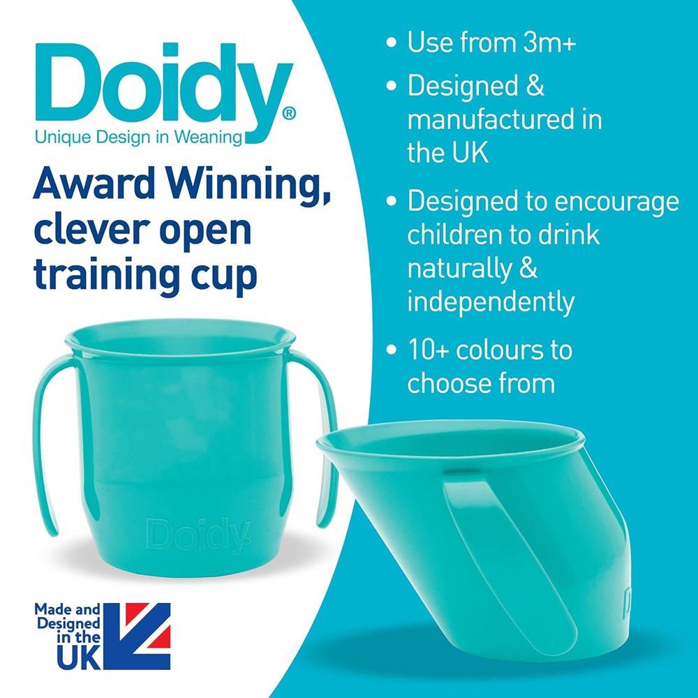 Bickiepegs - Doidy Sippy Cup - Turquoise - 200 ml