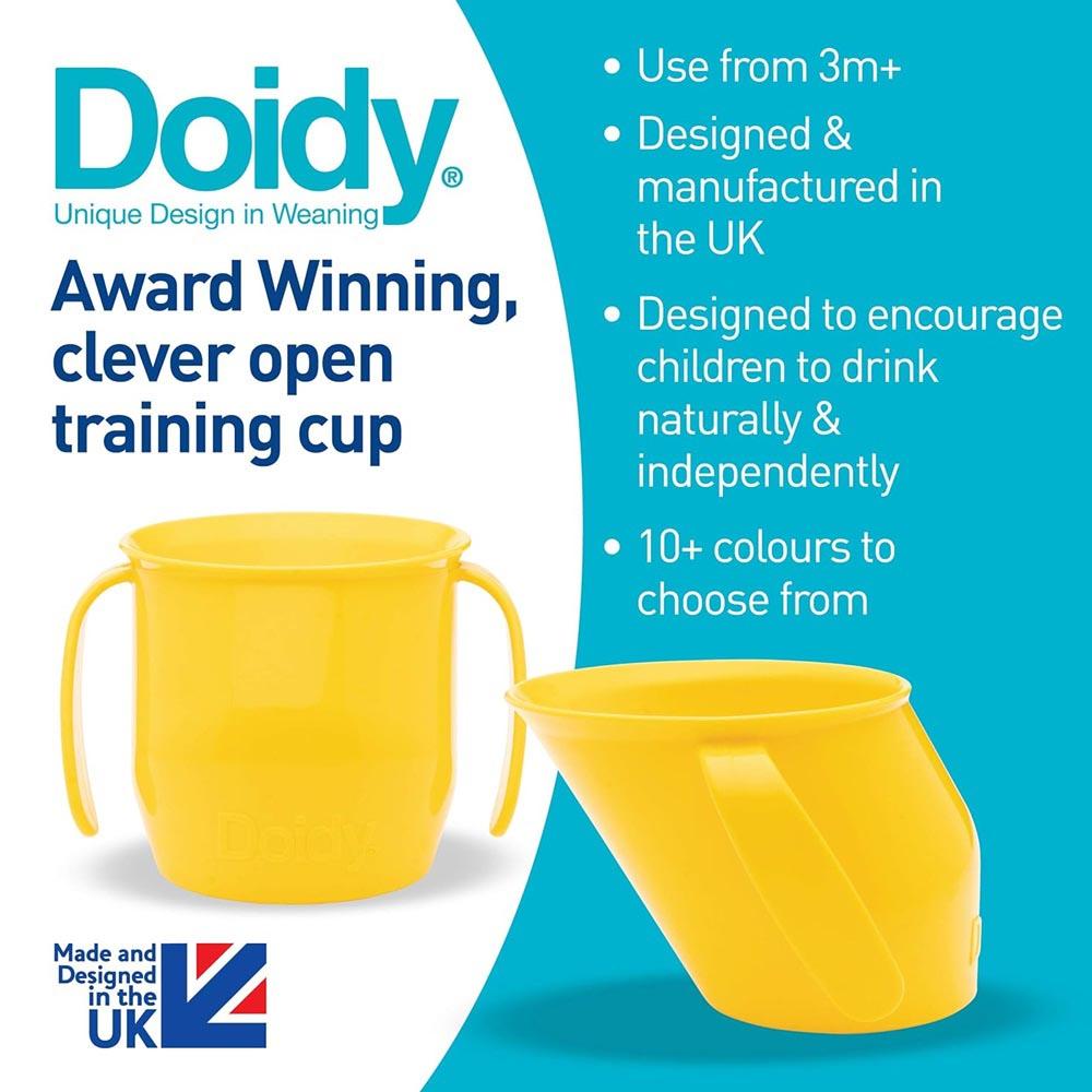 Bickiepegs - Doidy Sippy Cup - Yellow - 200 ml