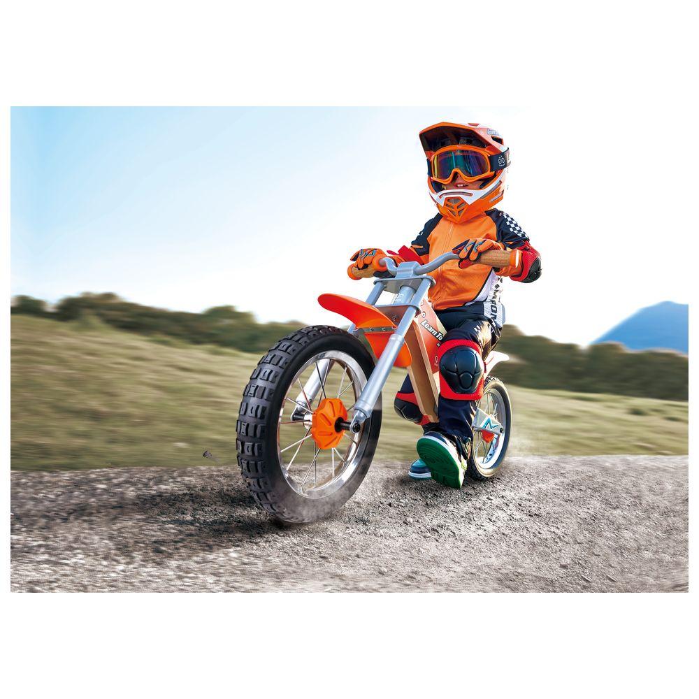 Hape - Off Road Balance Bike w/ Rider Gloves - Orange