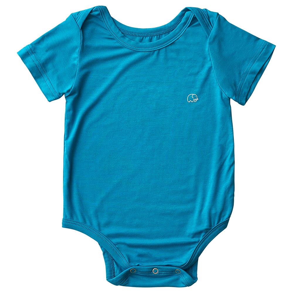 Anvi Baby - Organic Bamboo Spandex Bodysuit - Blue