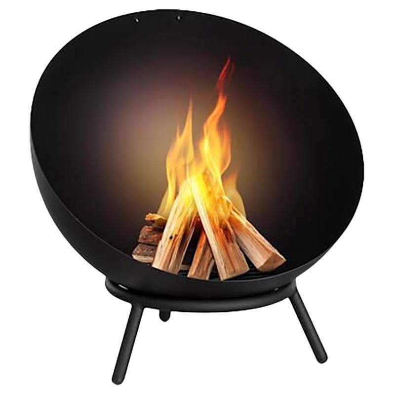 Bad Axe - The Fireball Firepit - Black