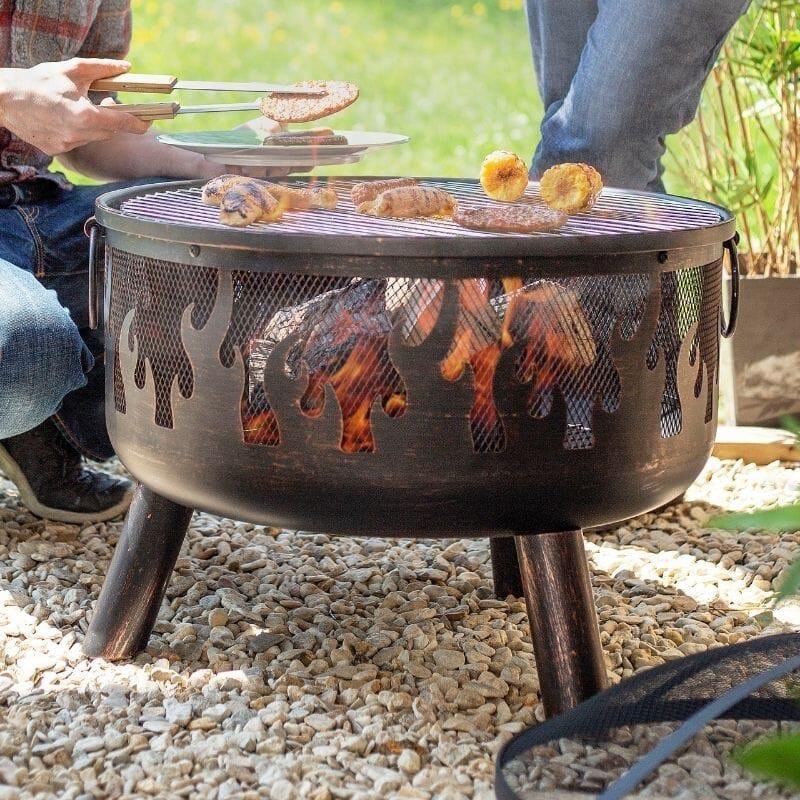 Bad Axe - Wild Embers Firepit - Black