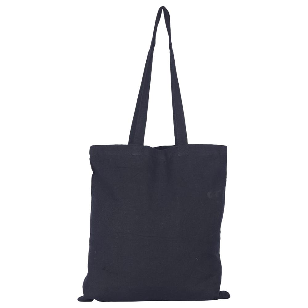 BYFT - Vacay Mode Cotton Flat Tote Bag - Black