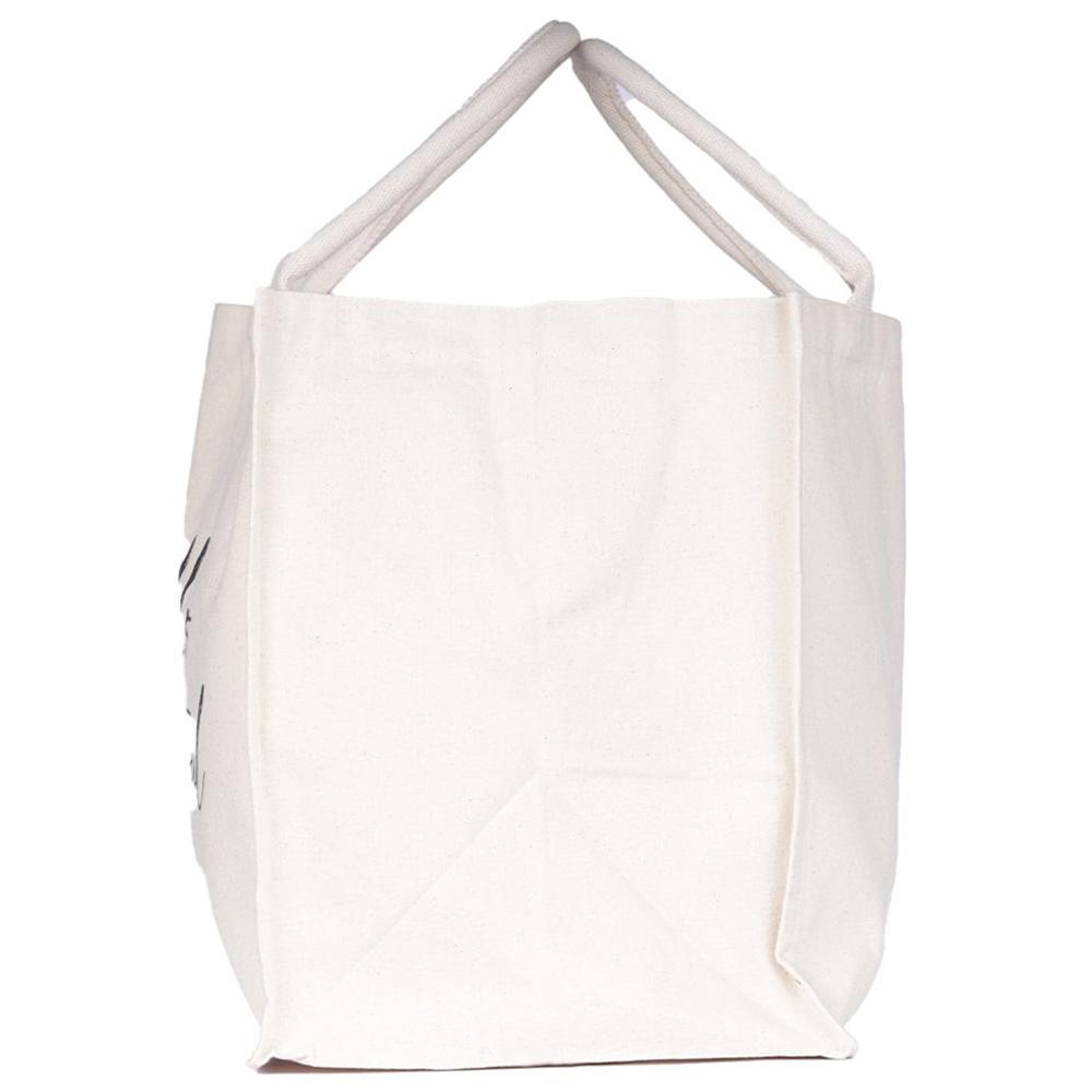 BYFT - Laminated Natural Canvas Bag - Hello Beautiful