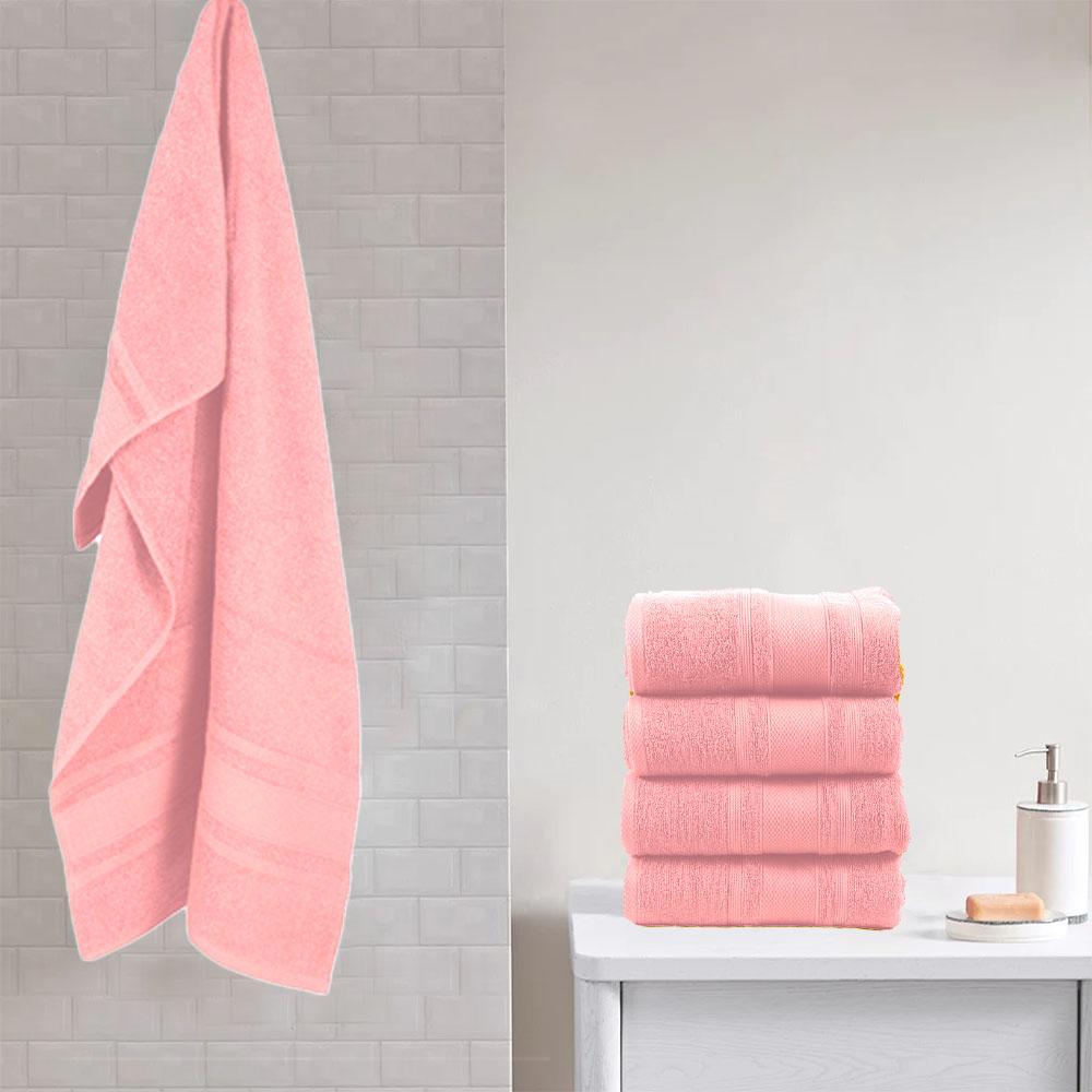 BYFT - Home Castle Premium Bath Sheet - Pink - 90 x 180cm