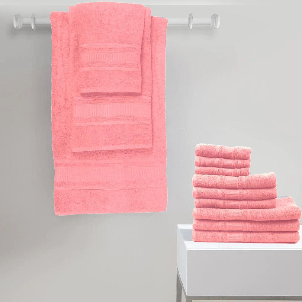 BYFT - Home Castle Premium Bath Sheet - Pink - 90 x 180cm