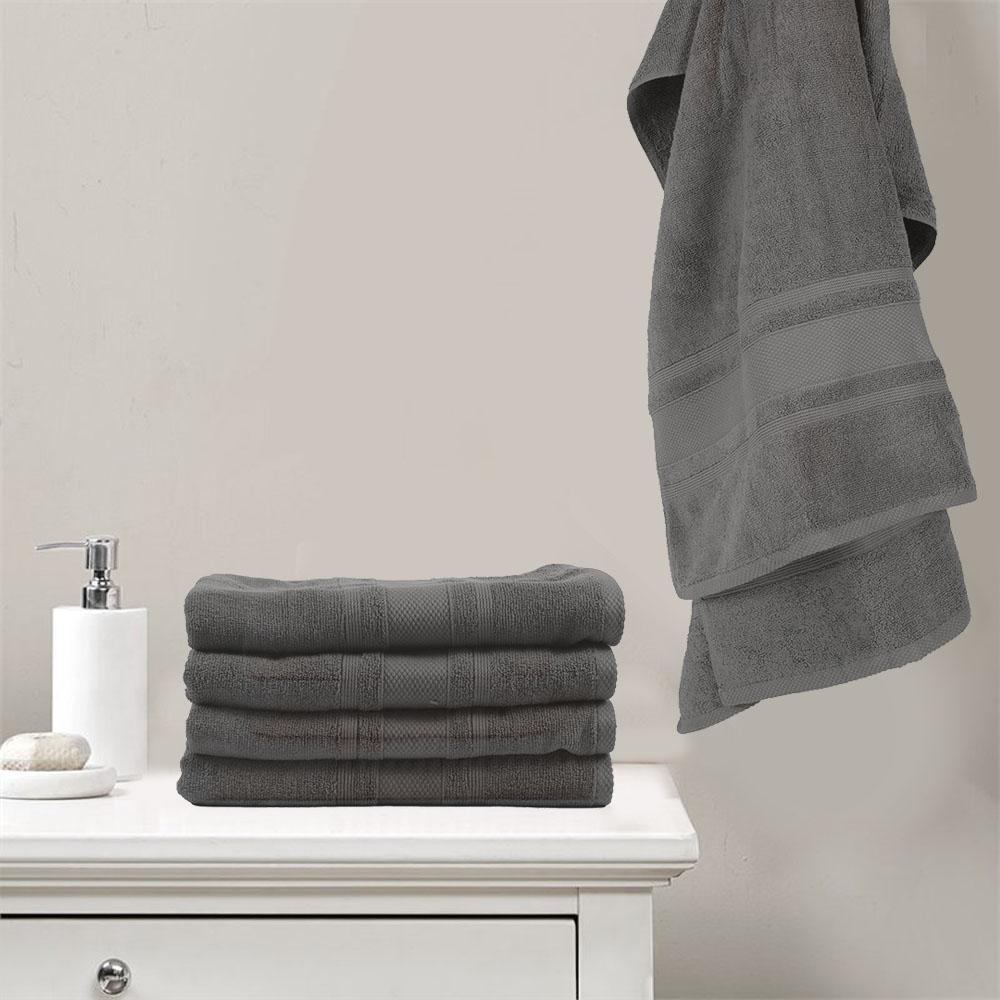 BYFT - Home Castle Premium Bath Towel - Grey - 70 x 140cm