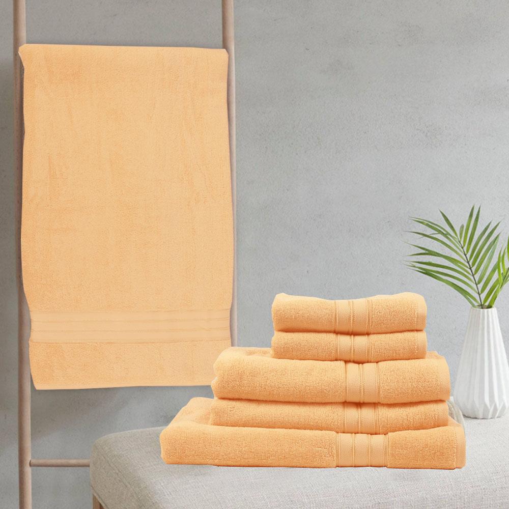 BYFT - Home Trendy Premium Bath Sheet - Peach - 90 x 180cm 