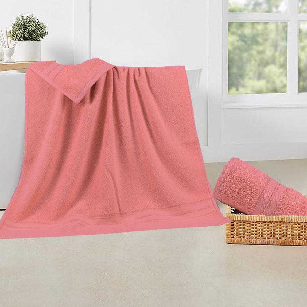 BYFT - Home Trendy Premium Bath Towel - Pink - 70 x 140cm 