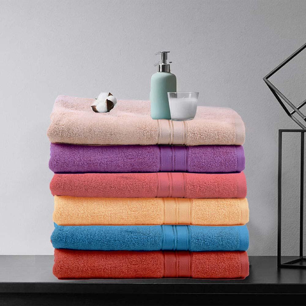 BYFT - Home Trendy Premium Bath Towel - Pink - 70 x 140cm 