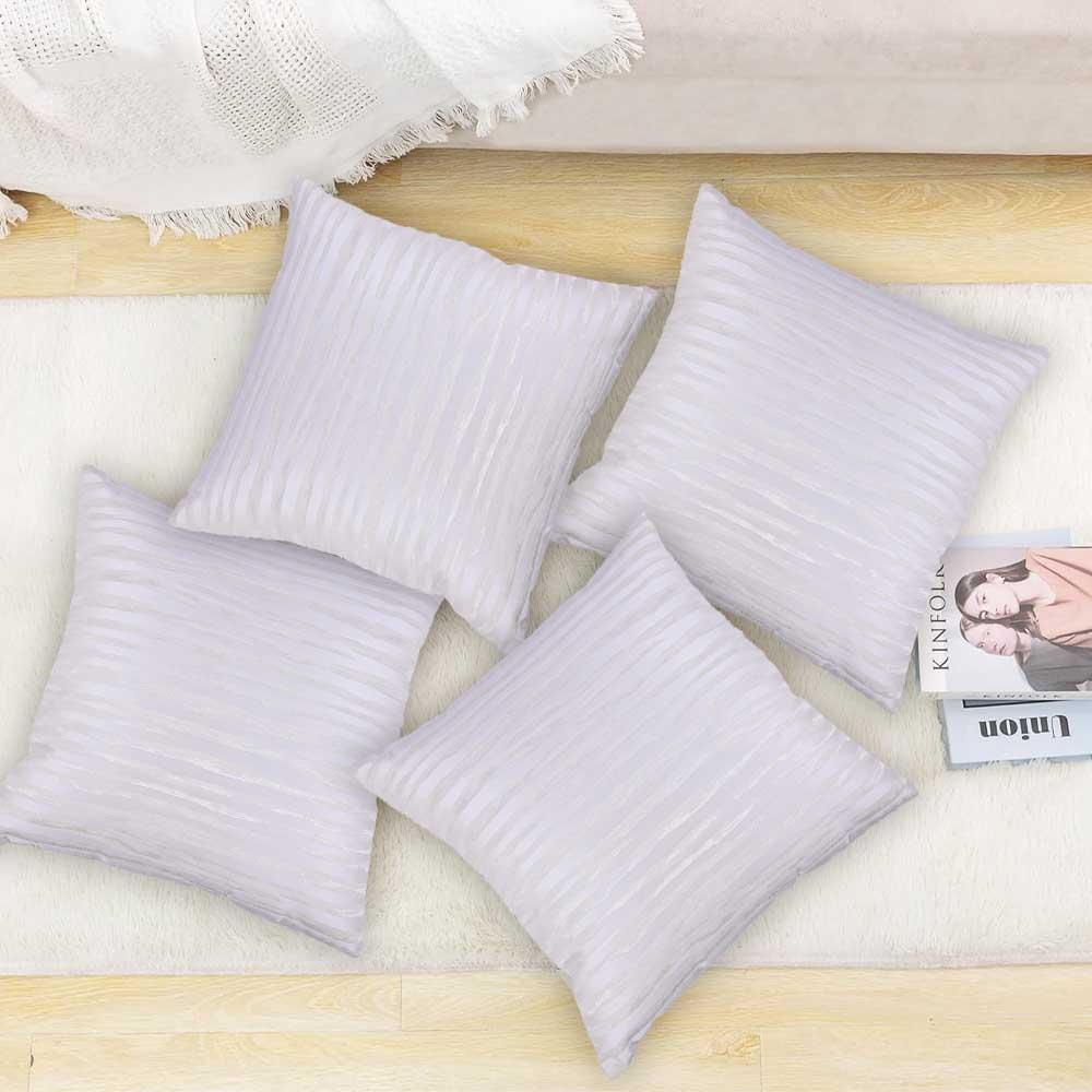 BYFT - Bianca Decorative Cushion Cover - Cream - 2pcs