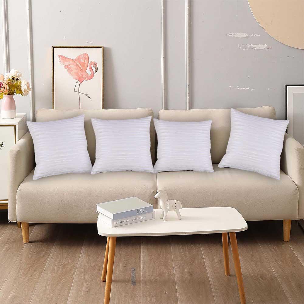 BYFT - Bianca Decorative Cushion Cover - Cream - 2pcs