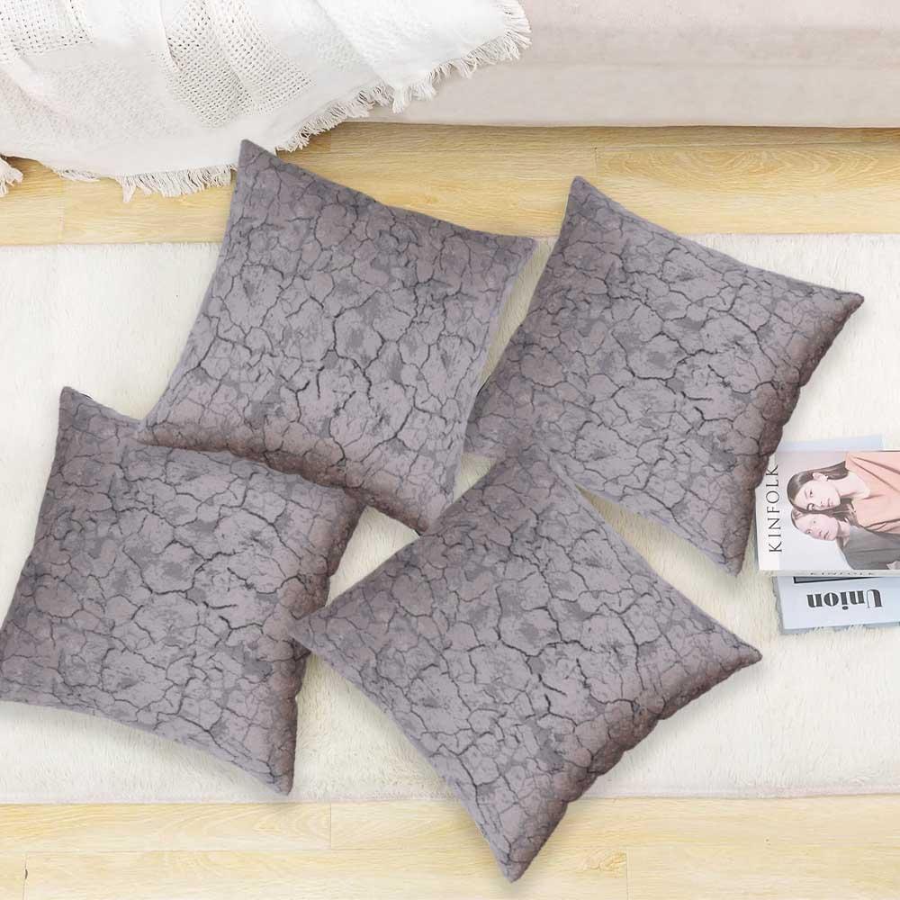 BYFT - Marble Decorative Cushion And Cover - Mirage Grey - 2pcs