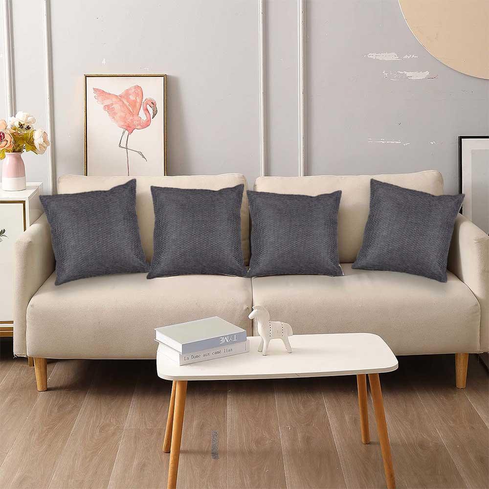 BYFT - Adelina Decorative Cushion And Cover - Grey - 2pcs