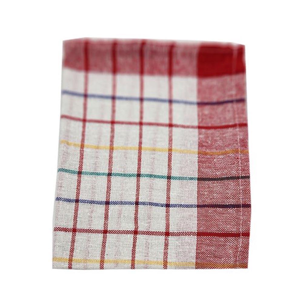 BYFT - Orchard Multi Checkered Tea Towel - Blue/Red - 3pcs