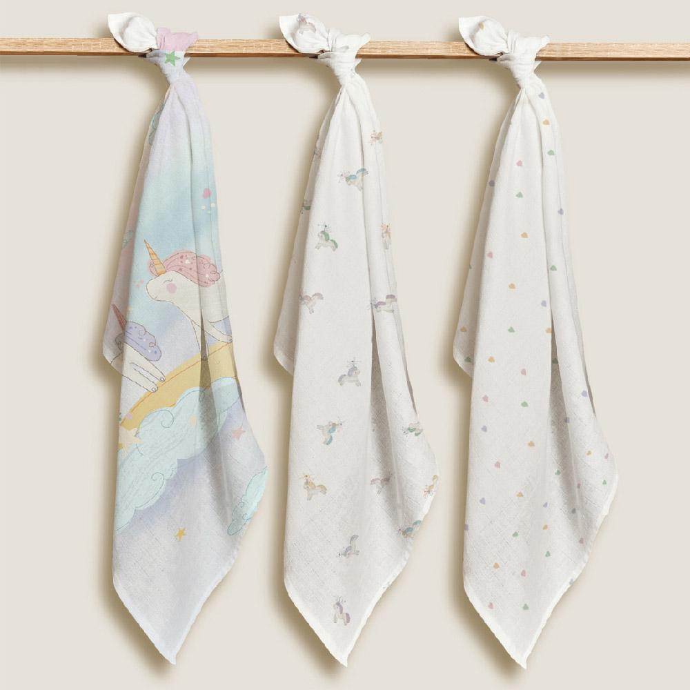 Casadora Baby - Muslin Swaddle Blanket - Pack of 3 - Astra