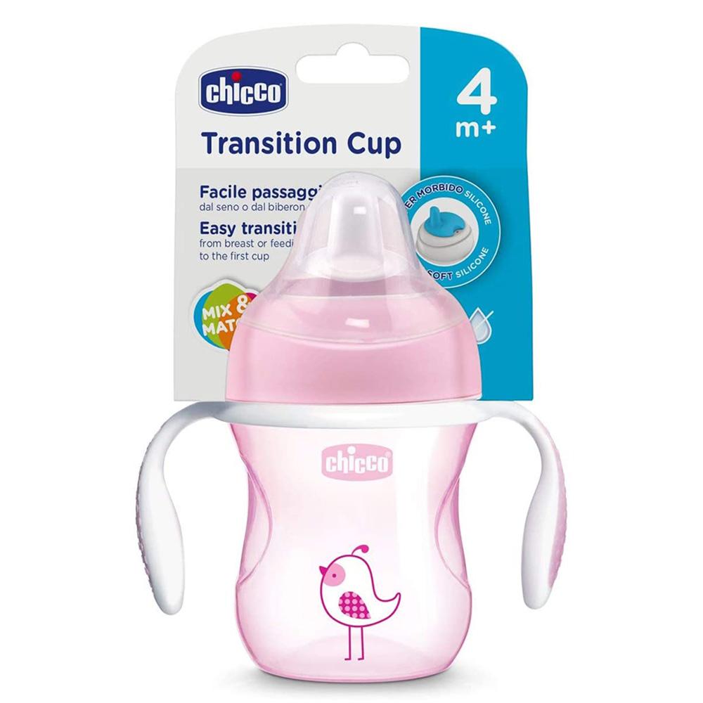 Chicco - Transition Cup 4m+ 200ml - Pink