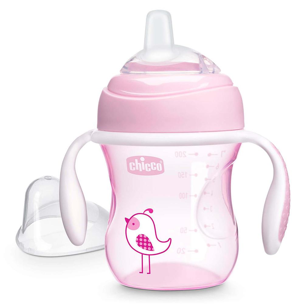 Chicco - Transition Cup 4m+ 200ml - Pink