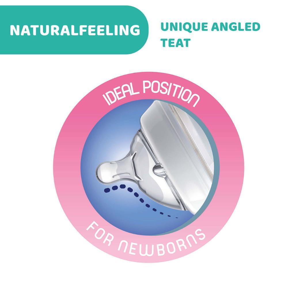 Chicco - NaturalFeeling Teat 2m+ Medium Flow Silicone