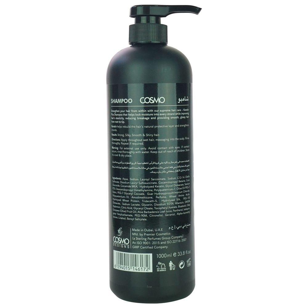 Cosmo - Keratin Plus Shampoo - 1000ml