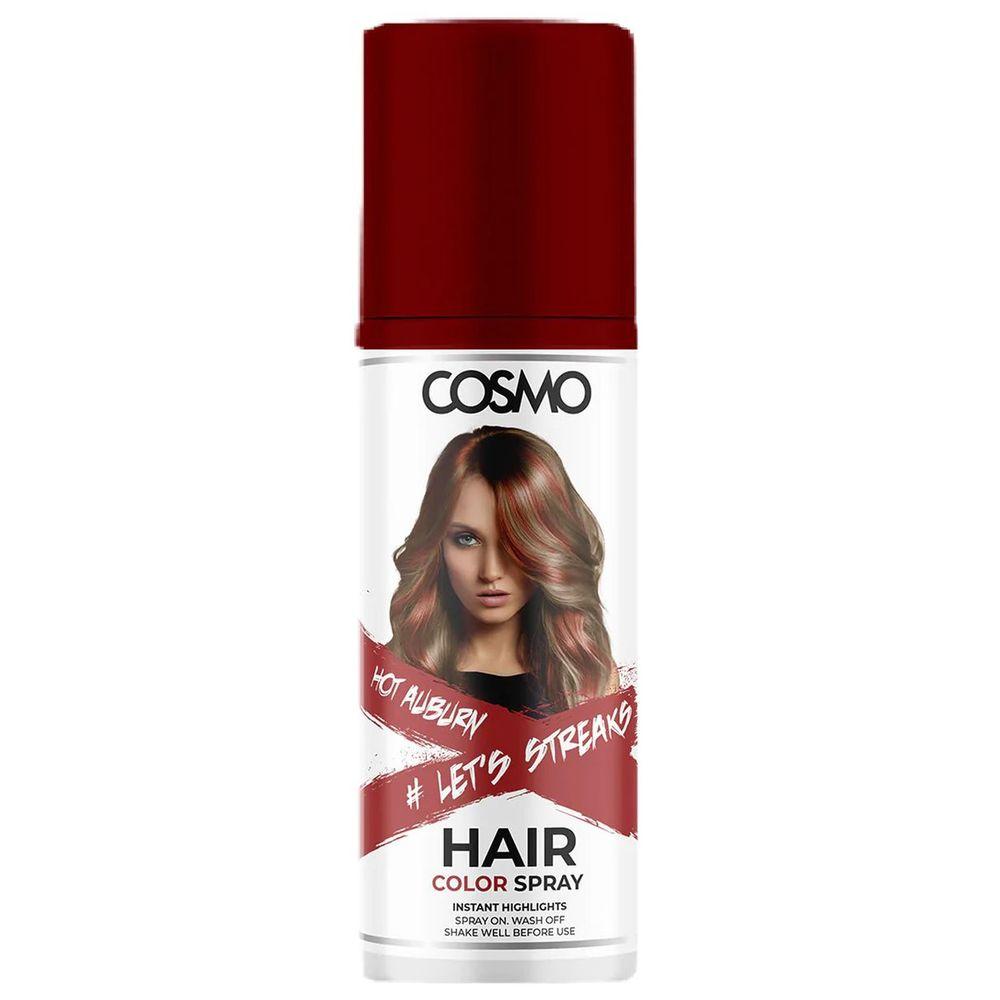 Cosmo - Hair Color Spray - Hot Auburn - 100ml